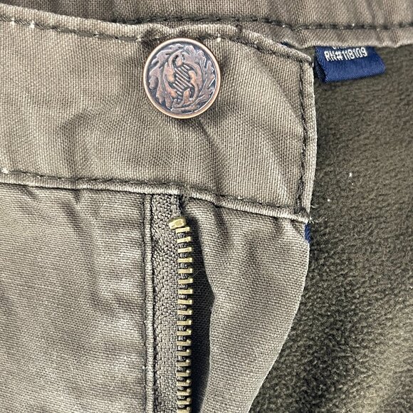 Smiths Workwear Pants Mens 38x32 Fleece Lined Pants Cargo Brown - Picture 4 of 6